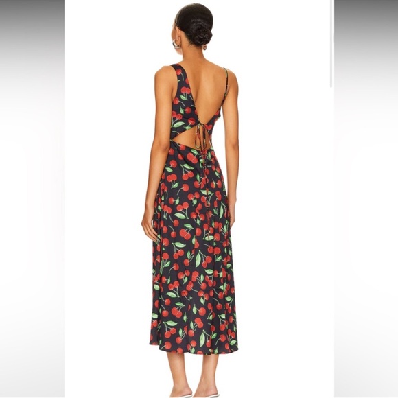 For Love & Lemons cherry print dress - Picture 2 of 3